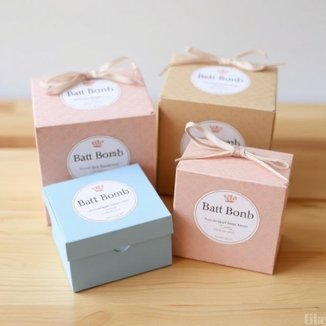 Custom Printed Bath Bomb Boxes Packaging Wholesale
